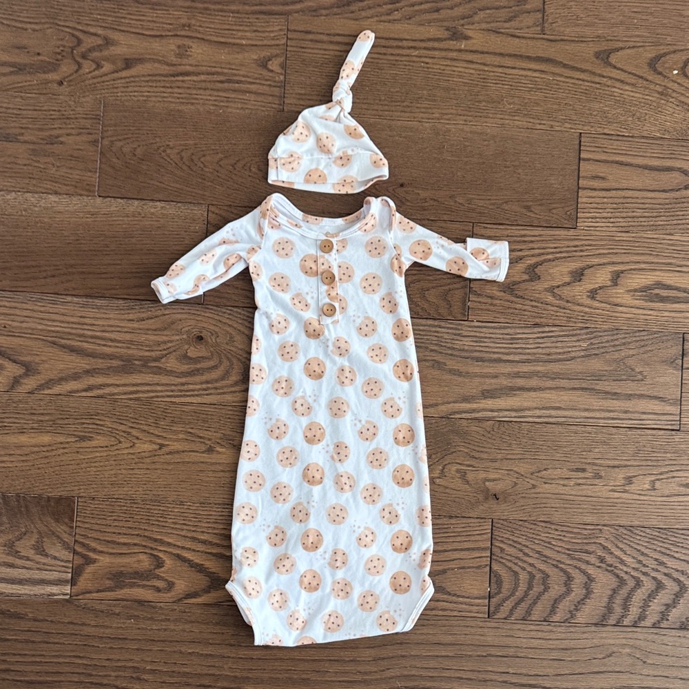 Caden Lane Cookie Print Baby Outfit